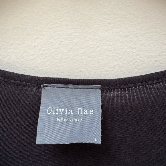 Olivia Rae Black Dress with Ruffle Detail - Picture 4 of 5